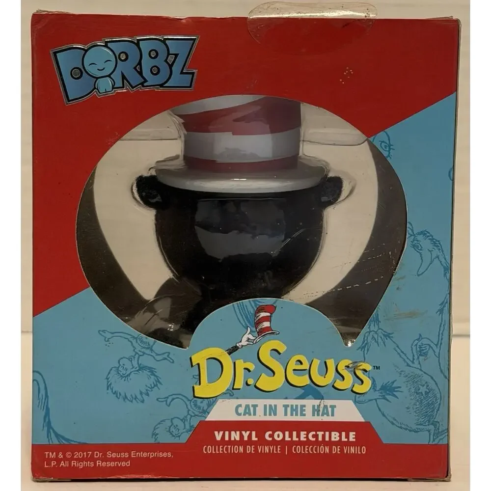 FUNKO POP DORBZ DR SUESS CAT IN THE HAT VINYL HOT TOPIC NEW FREE SHIPPING
